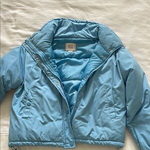 BDG Light Blue Puffer Jacket